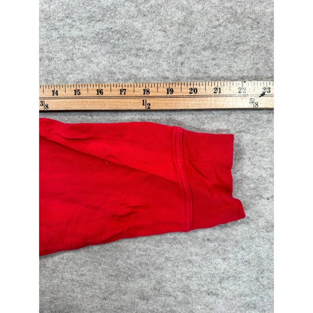 Gap Hoodie Boys 2XL Red Cotton Fleece Lined Logo Graphic Kangaroo Pocket Winter